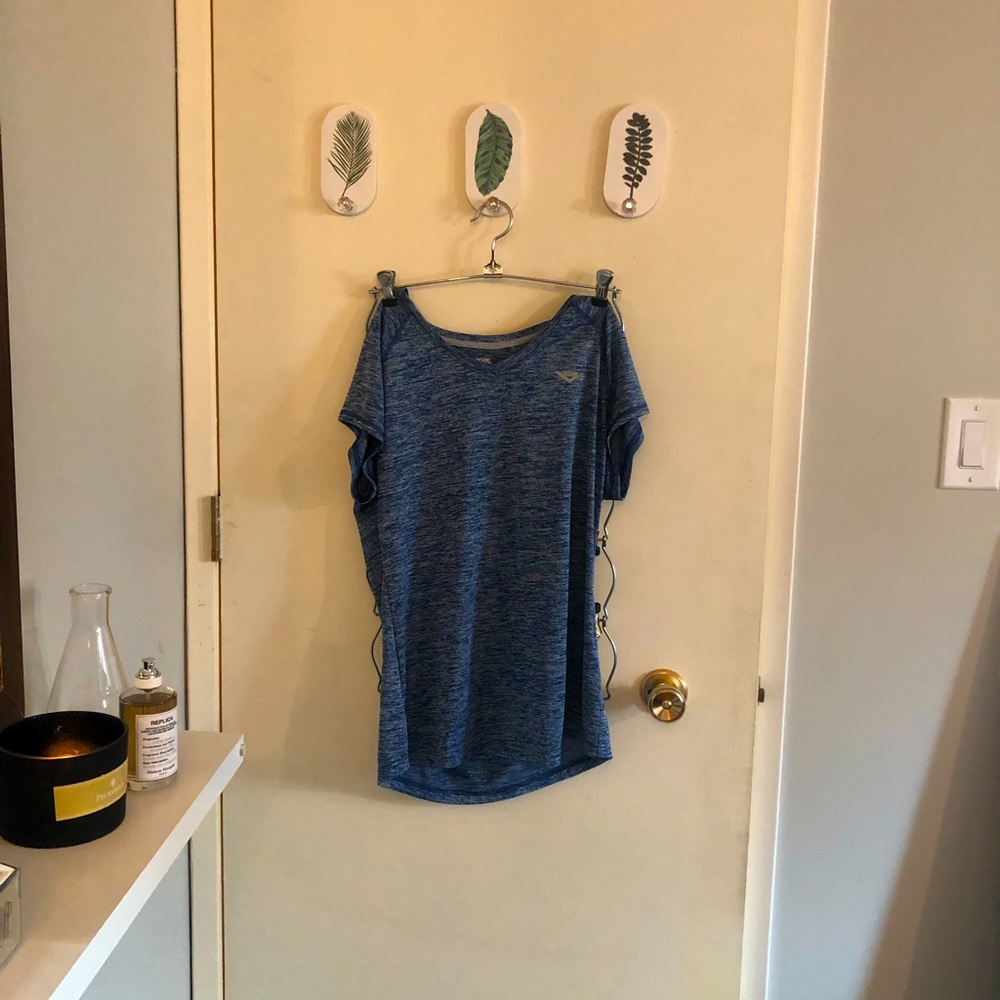 Pony Blue Heather Workout Top